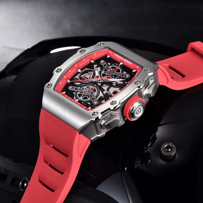 PAGANI DESIGN Men's Quartz Japan Movt Skeleton Dial 40mm | PD-YS011