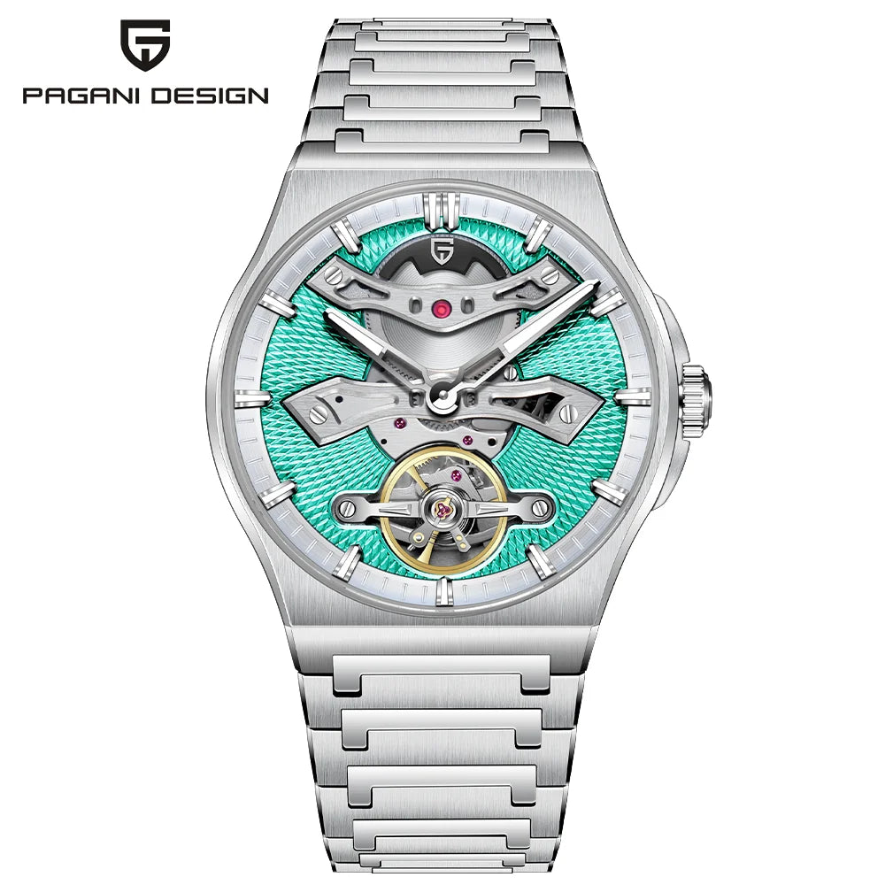 PAGANI DESIGN Automatic Mechanical  Stainless Steel Men's Watch 42mm | PD-YS028