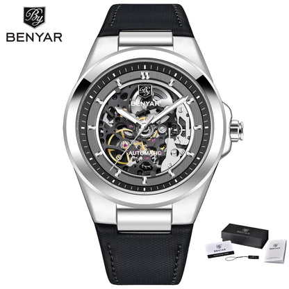 BENYAR New Skeleton Automatic Mechanical Fashion Classic Watch 42mm | BY-5207M
