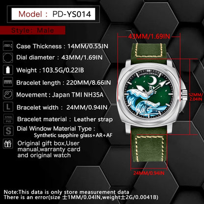 PAGANI DESIGN Men's Mechanical 43mm | PD-YS014