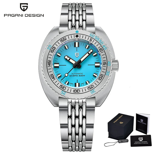 PAGANI DESIGN Men's Automatic Mechanical Divers Watches NH38 43mm | PD-1719