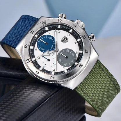 RollsTimi Quartz Watch For Men Two-color Nylon Sport Chronograph 43mm | RT-7932