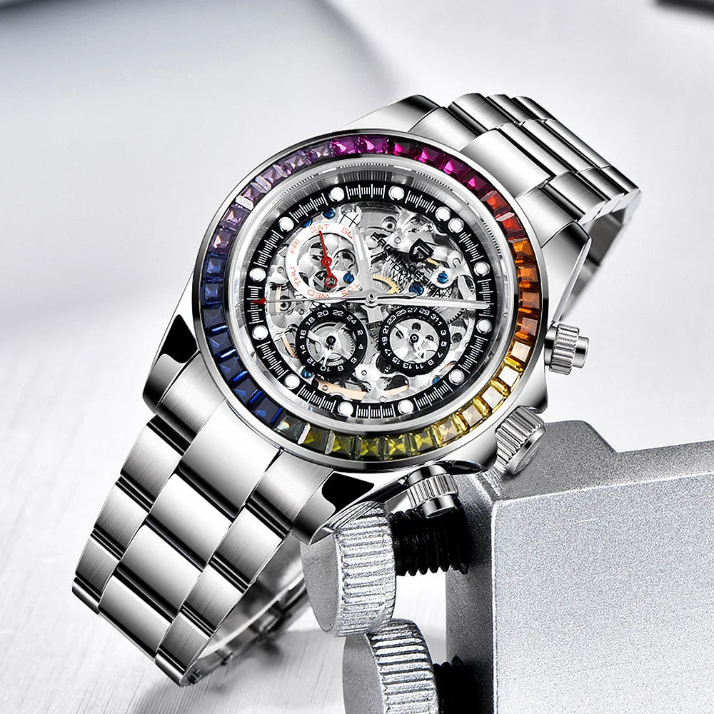 PAGANI DESIGN Men's Automatic Rainbow 40mm | PD-1653