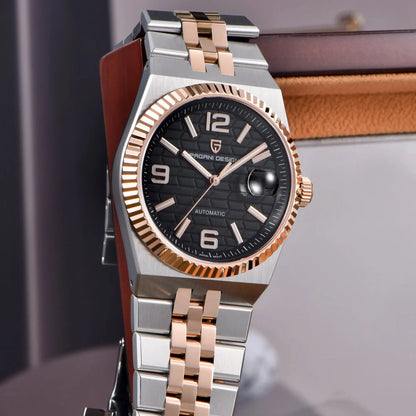 PAGANI DESIGN 3D Rhombus Dial Automatic Watch For Men 40.5mm | PD-YS027