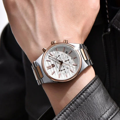 BENYAR New Business Elegant Men's Quartz Watch with Chronograph 42mm | BY-5214