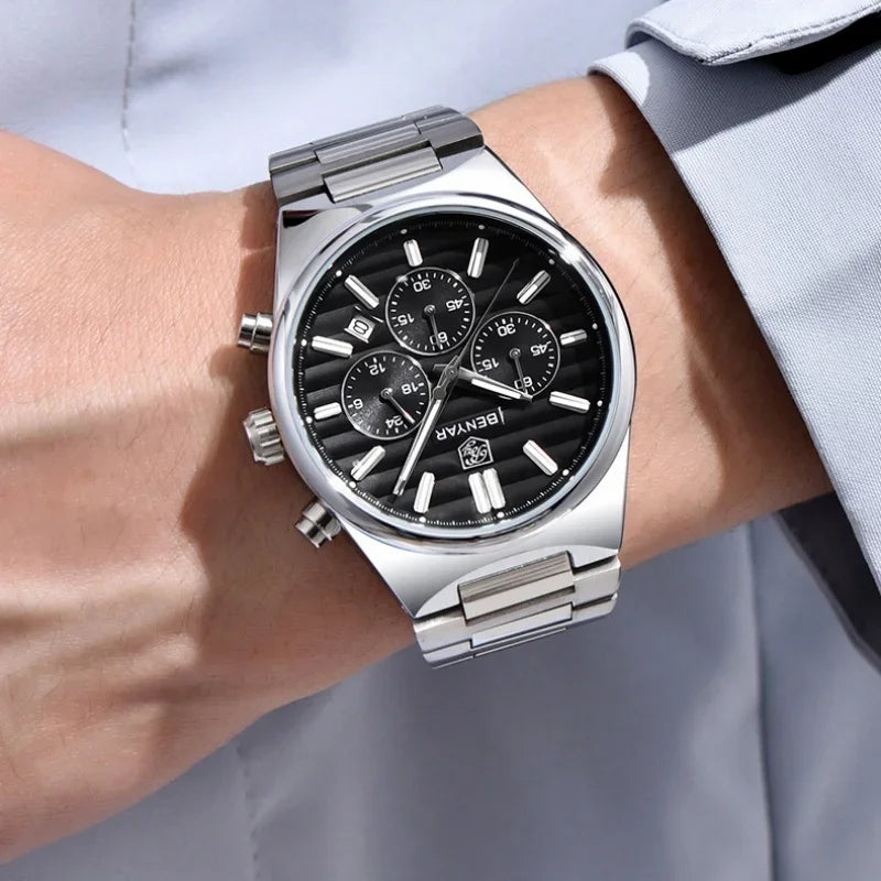 BENYAR New Business Elegant Men's Quartz Watch with Chronograph 42mm | BY-5214