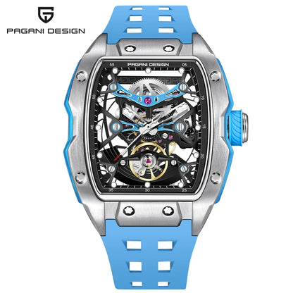 PAGANI DESIGN Skeleton Dial Men Mechanical Watch 42mm | PD-YS018