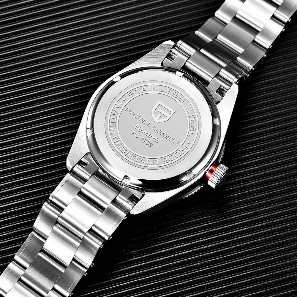 PAGANI DESIGN Men's Watch Mechanical Wrist Watch Automatic 40mm | PD-1706