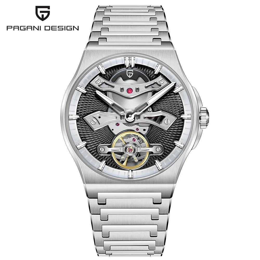 PAGANI DESIGN Automatic Mechanical  Stainless Steel Men's Watch 42mm | PD-YS028
