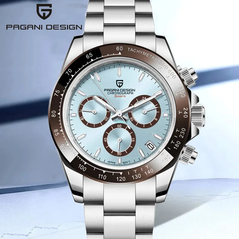 PAGANI DESIGN Luxury Quartz Men's Watch 40mm | PD-1644