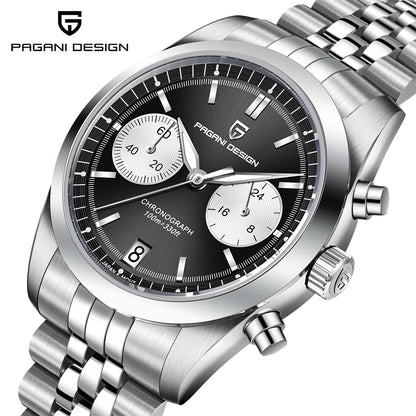 PAGANI DESIGN Pilot Men's Quartz Watches Sapphire 37.5mm | PD-1775