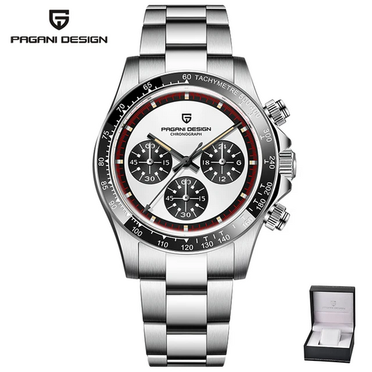 PAGANI DESIGN Men's Quartz Ceramic Bezel Chronograph 40mm | PD-1676